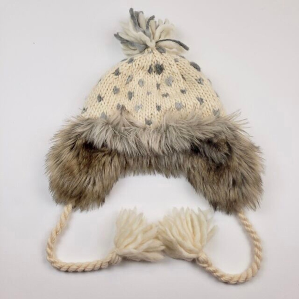 Fur lined trapper hat - Picture 2 of 3